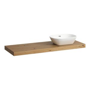 Wastafelblad LANI 140cm met uitsparing rechts wild oak