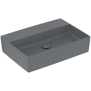 Opzetwastafel Memento 2.0 600x420mm Grafiet CeramicPlus  4A0763i4