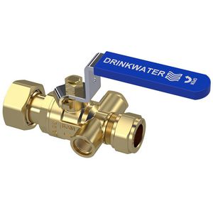 Kogelkraan S28 3/4"wartelx15mm knel aftap VVE=6