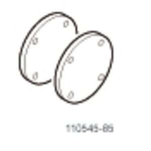 Blindflenzen DN100 water PN6, incl. pakking, bouten, moeren