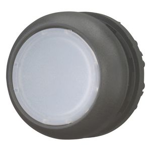 Signaaldrukknop vlak wit terugverend M22S-DL-W VVE=10