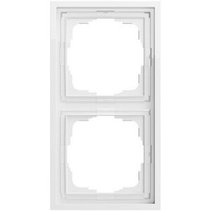 Afdekraam 2-v Gira F300 zuiver wit