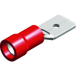 Doos a 100st. Vlaksteker rood 0,5-1,5mm2 2805