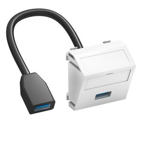 Draagplaat USB 3.0 A-A connector-connector 45x45mm 6104934