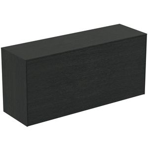 Conca wastafelmeubel 120x37x55cm 1 lade afdekblad zonder uitsnijding smoked oak
