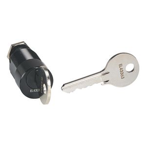 Cilinderslot met vlakke sleutel (EL43363)