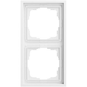 Afdekraam 2-v Gira F300 zuiver wit m(gel.)