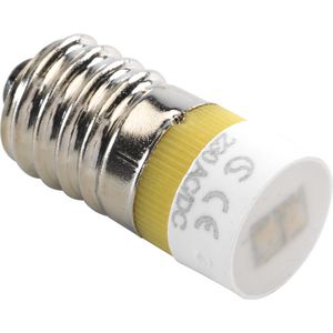 E10-lamp met amberkleurige led drukknoppen 6A/signaalapp.