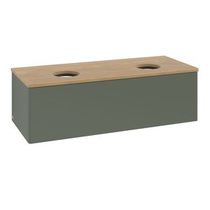Wastafelonderkast Antao 1200x360x500mm L.Green Matt Lacquer K35011HL