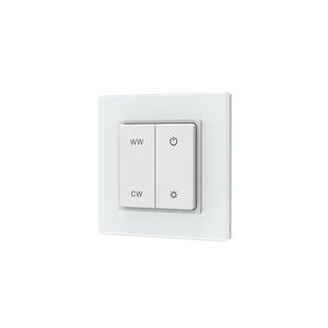 Afstandsbediening RF TW 1 zone dimbare muurschakelaar wit