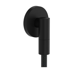 Muuraansluitbocht FixFit Fine S mat zwart