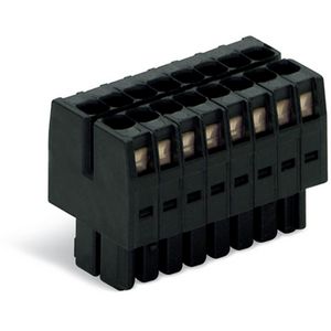 1-draads female steker, 2 rijen CAGE CLAMP 1,5 mm2 VVE=100