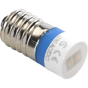E10-lamp met blauwe led drukknoppen 6A/signaalapparaten