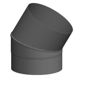 Bocht ø180mm 30° donker antraciet