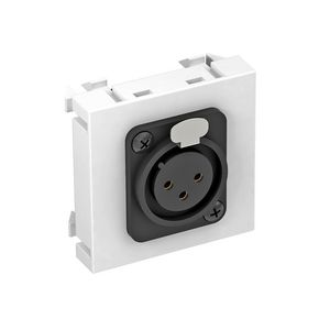 Multimediadrager XLR 3-ig schroefaansl. 45x45mm 6105250