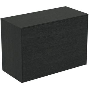 Conca wastafelmeubel 80x37x55cm 1 lade afdekblad zonder uitsnijding smoked oak