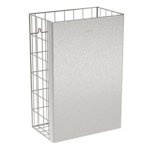 Afvalemmer Public Universal 60l geborsteld rvs