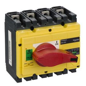 Lastscheider Vast Rood/Geel ComPact INS250-250A 4P
