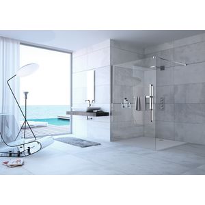 Duplo Walk-In 1585/1600x2000mm chroom/helder AP bev.LI