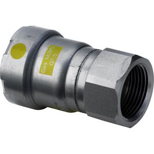 Schroefbus recht Megapress Gas 1"x1" bn.dr. 4612