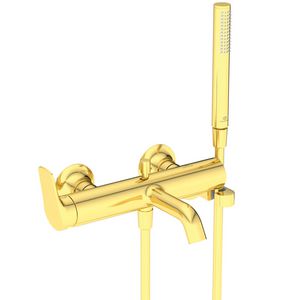 Bad/douchemengkraan pack 304x220x130mm brushed gold 12l/min La Dolce Vita