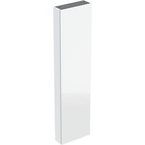 iCon hoge kast 1 deur binnespiegel compact B45 H180 Wit glas