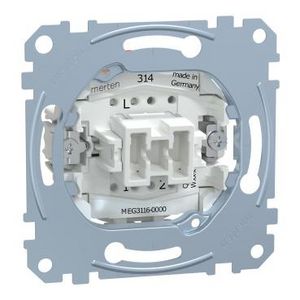 Sokkel Wisselschakelaar 10A/AC 250V Merten