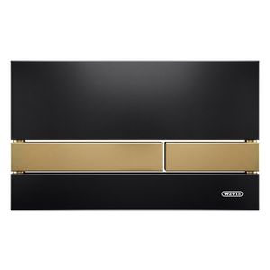 Bedieningsplaat Select 2.0 Zwart/Mat Goud LaLinea