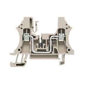Component rijklem schoefaansl. d.beige 4mm2 250 V VVE=50