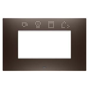 EGO SMART PLAAT-VAN GELAKT TECHNOPOLYMEER-4 MODULE-BRU