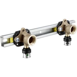 Muurplaatbeugel vlak SMARTPRESS 16mmx1/2" bn. HoH variabel