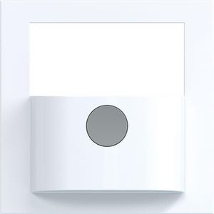 Afdekking met knop voor bewegingsmelder A.x/C.x lichtwit gla
