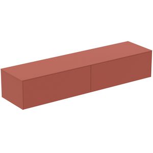 Conca wastafelmeubel 200x50x37cm 2 laden afdekblad zonder uitsnijding matt sunset