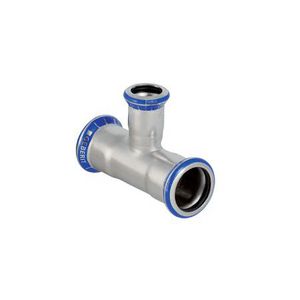 T-koppeling verlopend MAPRESS RVS siliconenvrij (LABS-vrij) 108x22x108mm