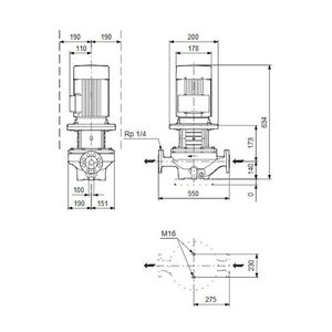 Inlinepomp TP 100-70/4-A-F-A-BQQE 400Y 50HZ