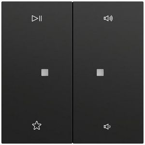 Wip 2-voudig audiobest. System 70 zwart m(gel.)