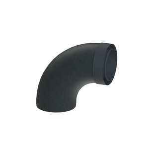 Ventilatiebocht geisoleerd EPS 125 90° VVE=4