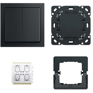 BLE-schakelaarset Future mat zwart (6716/01 UJ-885)