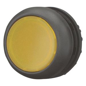 Signaaldrukknop vlak geel terugverend M22S-DL-Y VVE=10