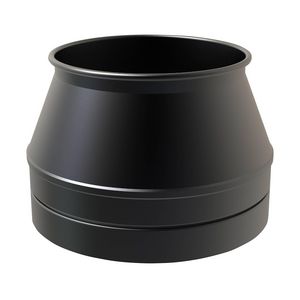 DW Ø250mm Bovenaansluitstuk DW-EW zwart