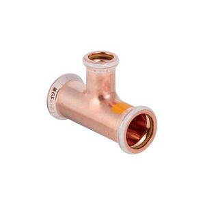 T-koppeling verlopend MAPRESS KOPER GAS 35x28x35mm