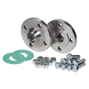 Stalen tegenflens (rond, 2 stuks), PN 25/PN 40 DN 65