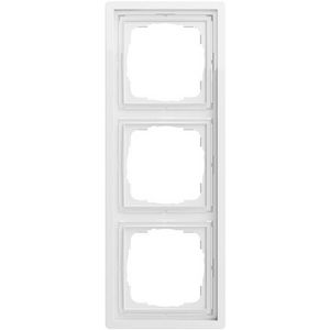 Afdekraam 3-v Gira F100 zuiver wit