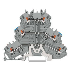 3-etageklem Afscherm-/rijg-/rijgklem Met drukknop gr VVE=40