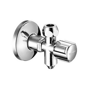 Hoekregelkraan COMFORT met aftappunt zelfdichtend 1/2" chroom