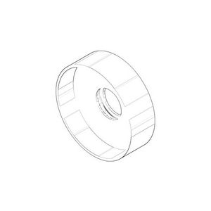 Rozet 57x19x18mm Champagne (22kt Goud)