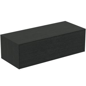 Conca wastafelmeubel 120x50x37cm 1 lade afdekblad zonder uitsnijding smoked oak