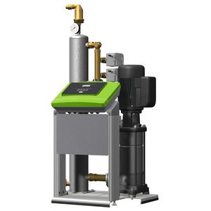 Zelfoptimaliserende vacuüm-sproeibuisontgassing met bijvulling Servitec 95 max. 90°C