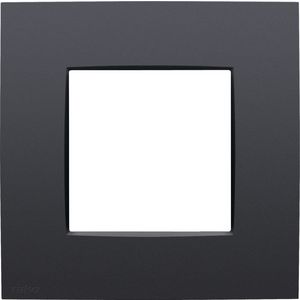 Enkelvoudige afdekplaat Niko Intense anthracite coate VVE=40