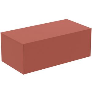 Conca wastafelmeubel 100x50x37cm 1 lade afdekblad zonder uitsnijding matt sunset